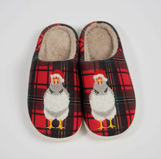 Chicken Holiday Slippers