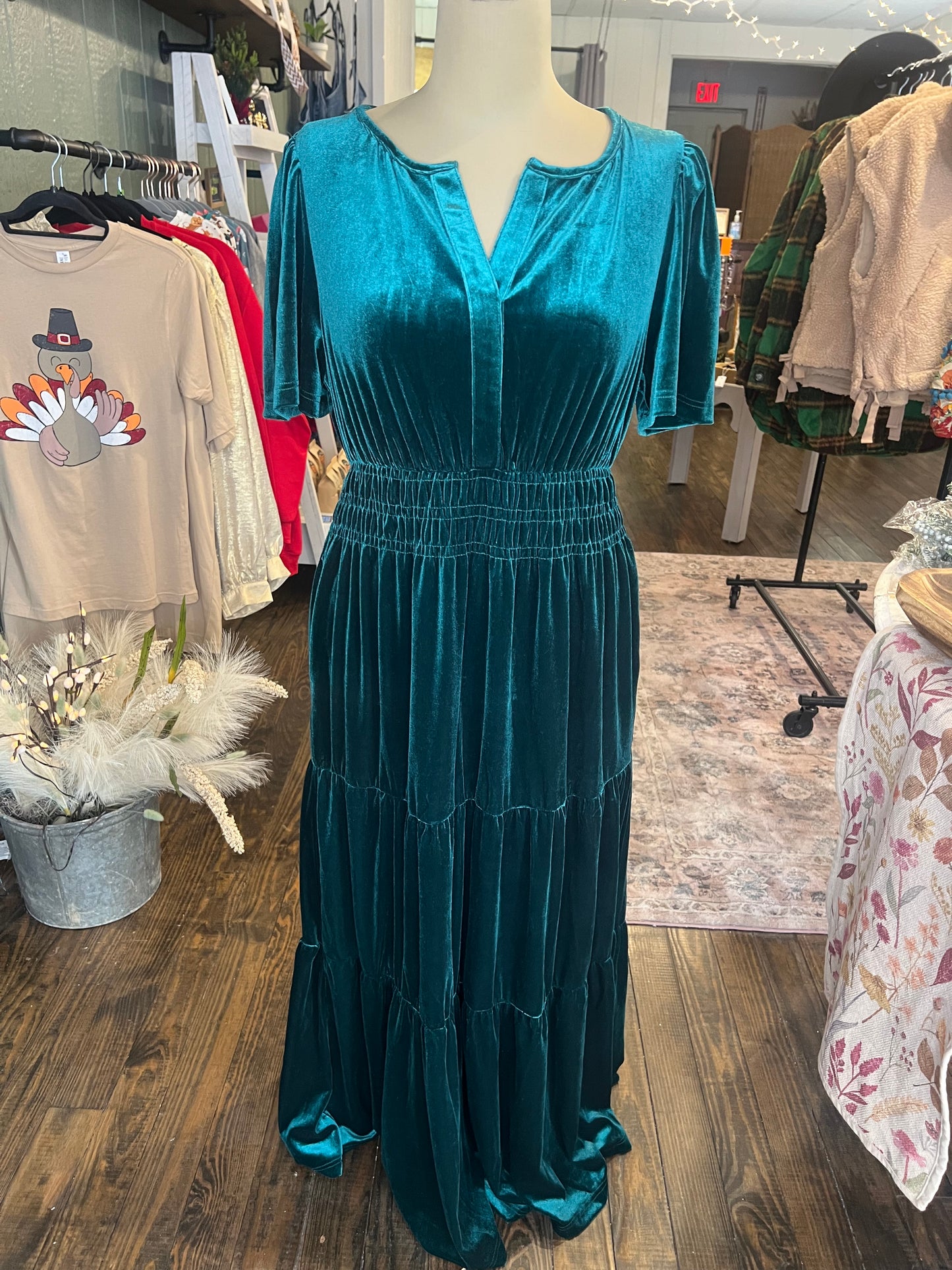 Evergreen Holiday Dress