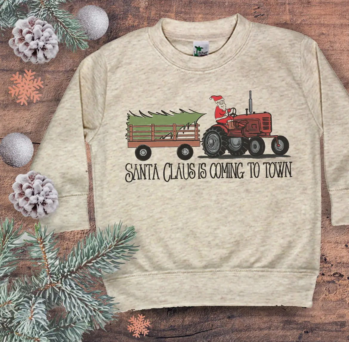 Santa Claus Is Coming To Town- Kids Tee