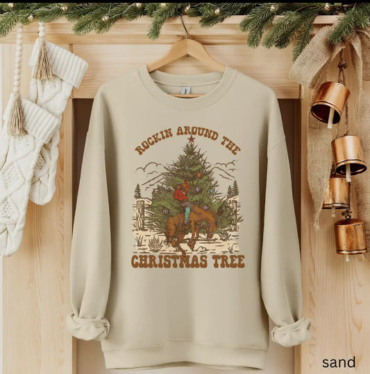 Rockin’ Around The Christmas Tree Crewneck