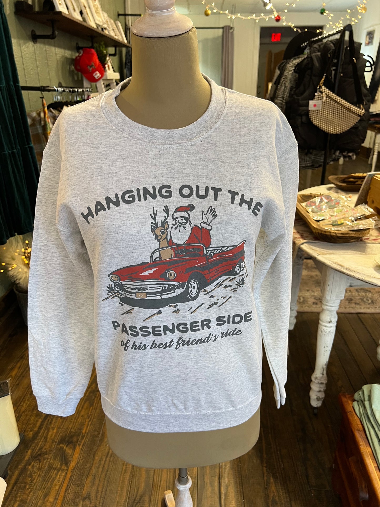 Hanging Out The Passenger Side Crewneck