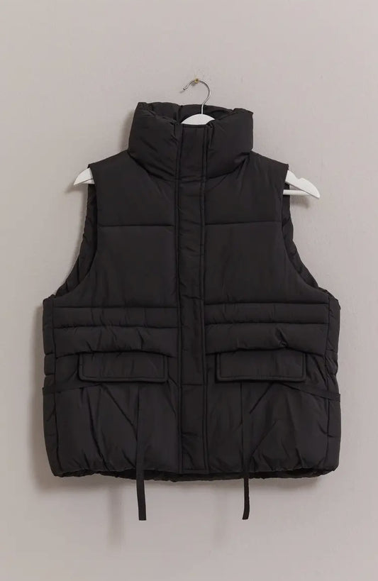 Black Puffer Vest