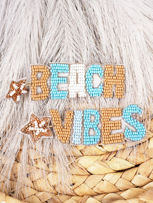 Beach Vibes Bead Earrings