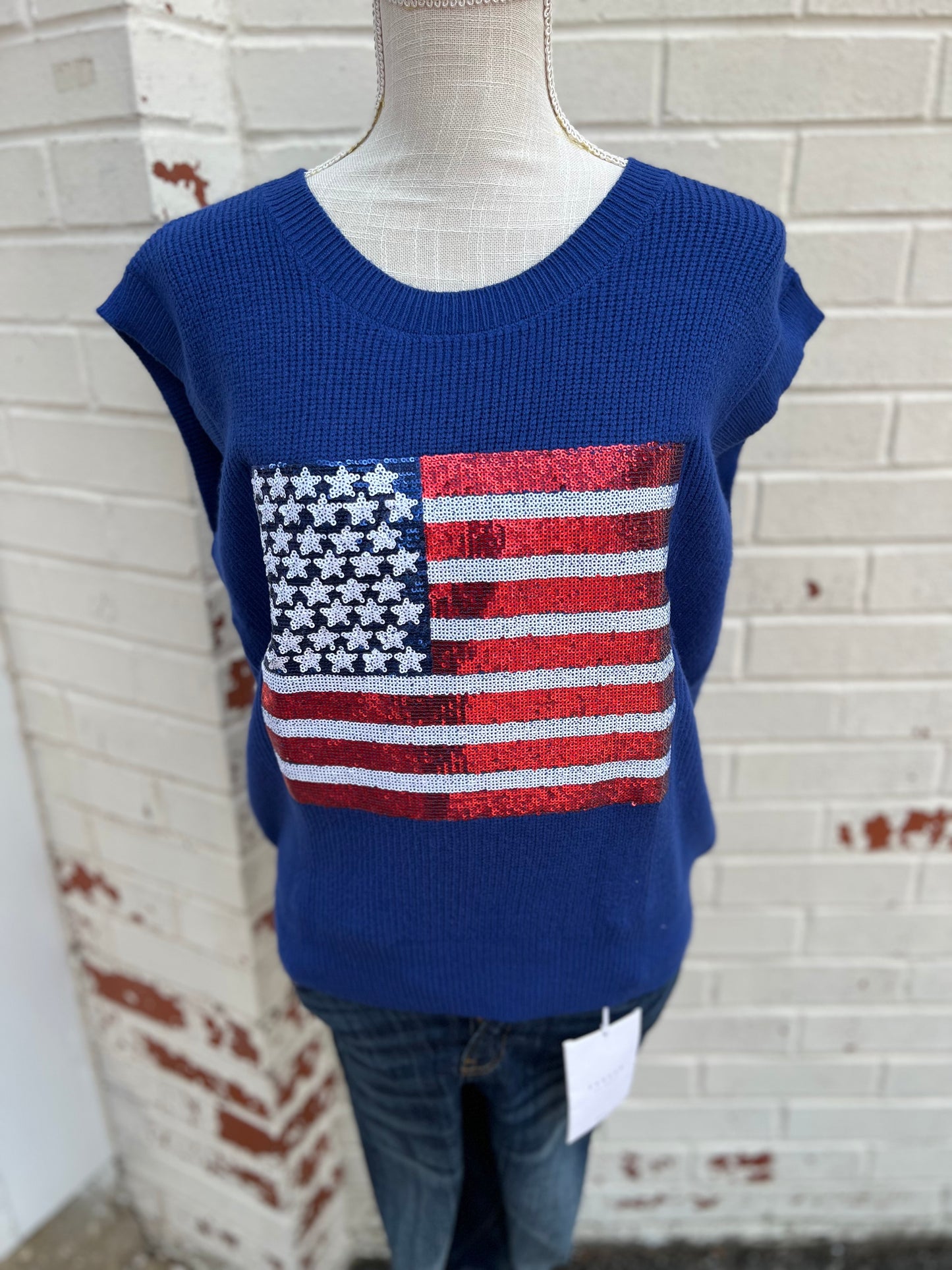 Bluing Sparkling American Vest