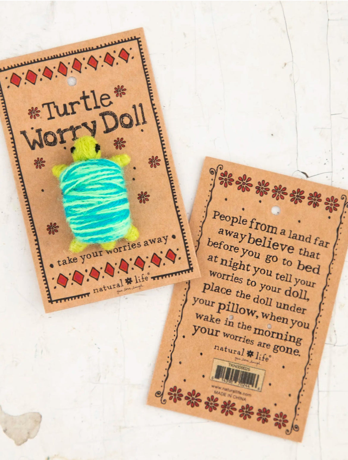 Turtle Worry Doll