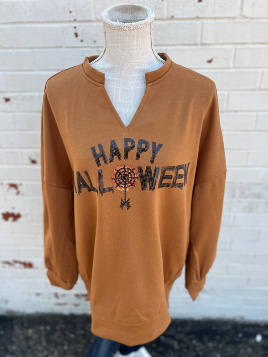 Happy Halloween Long Sleeve Top