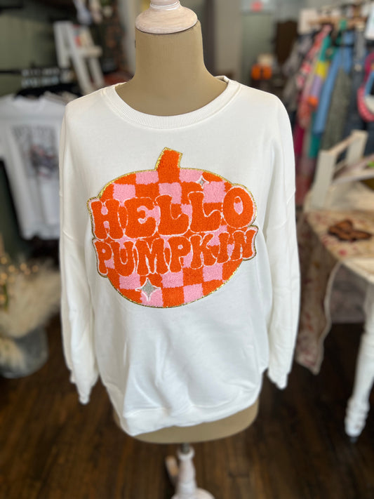 Hello Pumpkin Crewneck